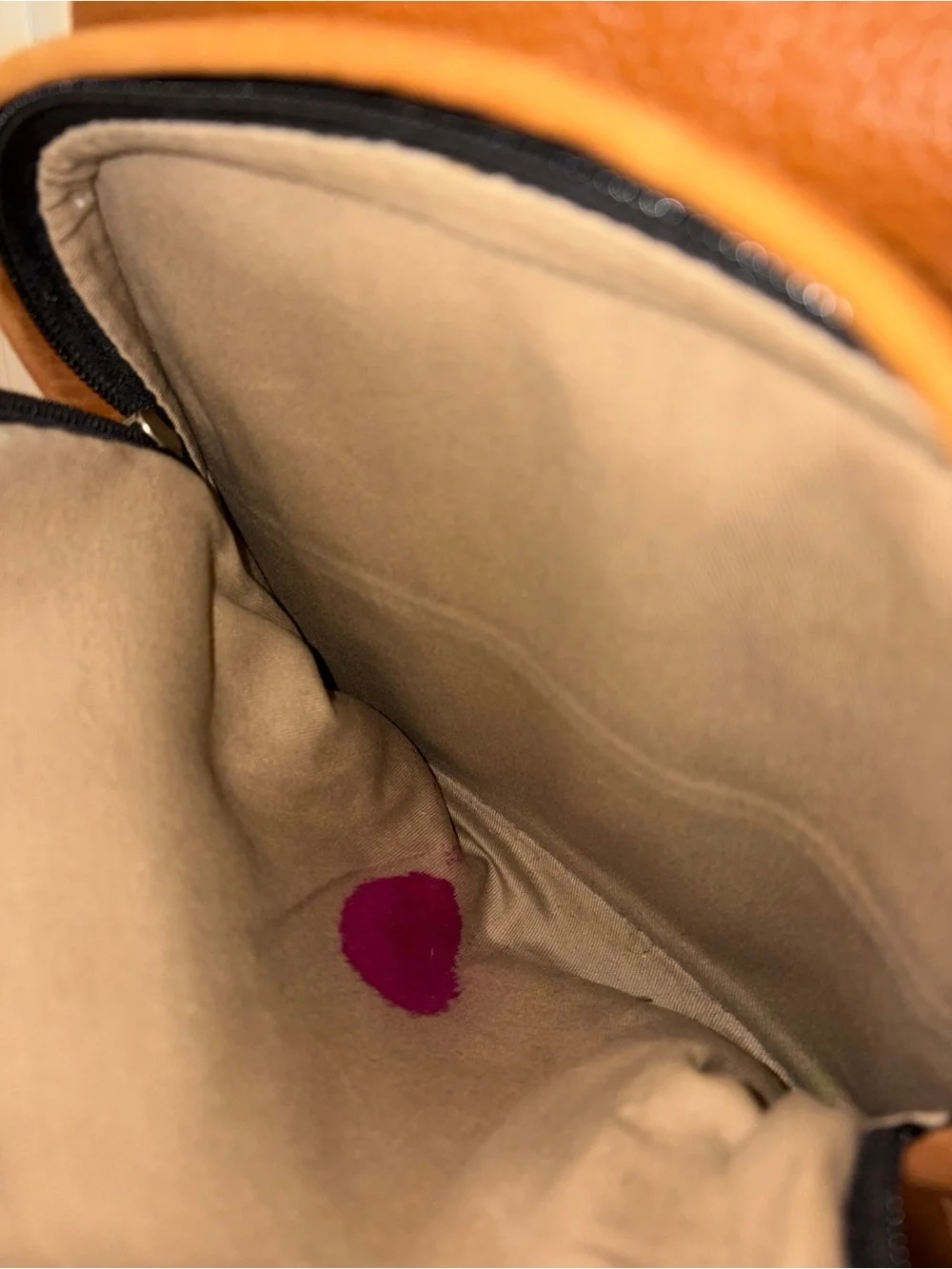 Jack Spade Men's Tan Leather Backpack *See Description
